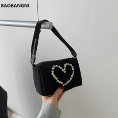 Women's PU Leather Shoulder Bag Crossbody Handbag Travel Tote