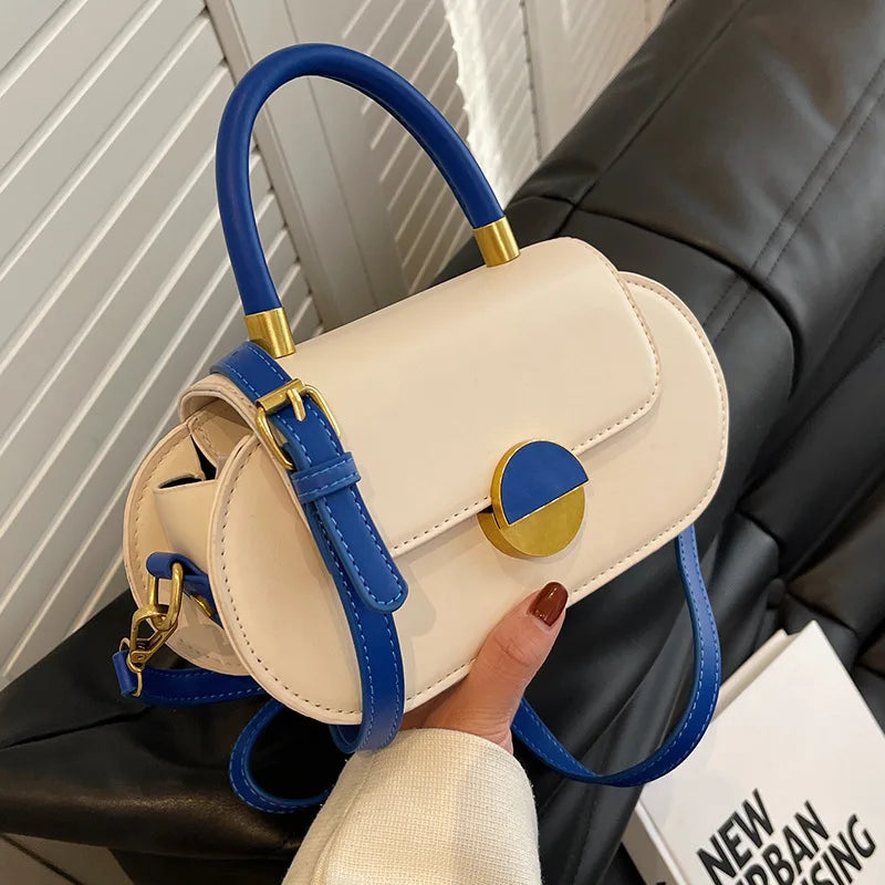 Vintage Evening Top Pu Leather Female Handbag Women Solid Bag Crossbody