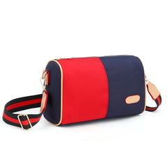 Women's Nylon Shoulder Handbag Wide Messenger Wallet Satchel Bag