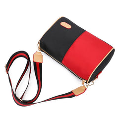 Women's Nylon Shoulder Handbag Wide Messenger Wallet Satchel Bag