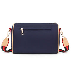 Women's Nylon Shoulder Handbag Wide Messenger Wallet Satchel Bag
