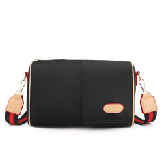 Women's Nylon Shoulder Handbag Wide Messenger Wallet Satchel Bag