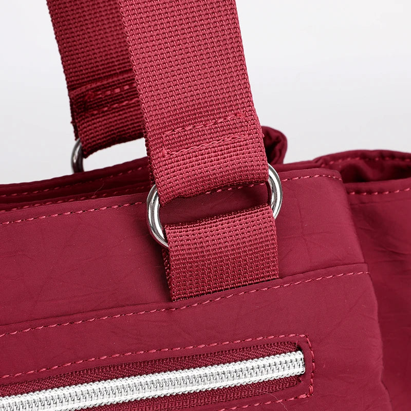 Women's Shoulder bag Top-Handle Handbag Nylon CrossBody Bag