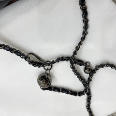 Women's Leather Shoulder Bag Crossbody Chains