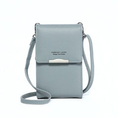 Women's Small Crossbody Shoulder Bags PU Leather Phone Pocket Bag