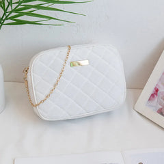 Women's Small Fragrance Rhombus Chain Purse Shoulder Messenger Bag
