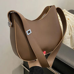 Leather Women's Shoulder Bag Medium Size