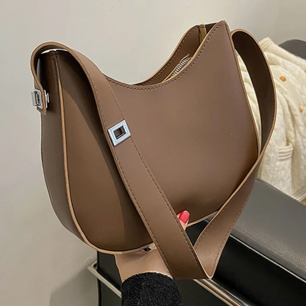 Women's Small Leather Shoulder Bag Cosmetic Purse