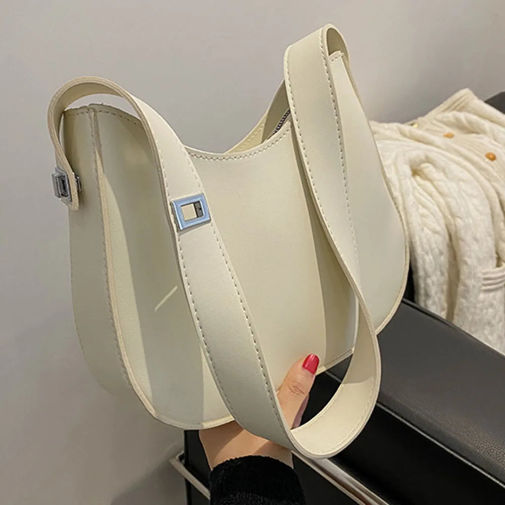 Women's Small Leather Shoulder Bag Cosmetic Purse