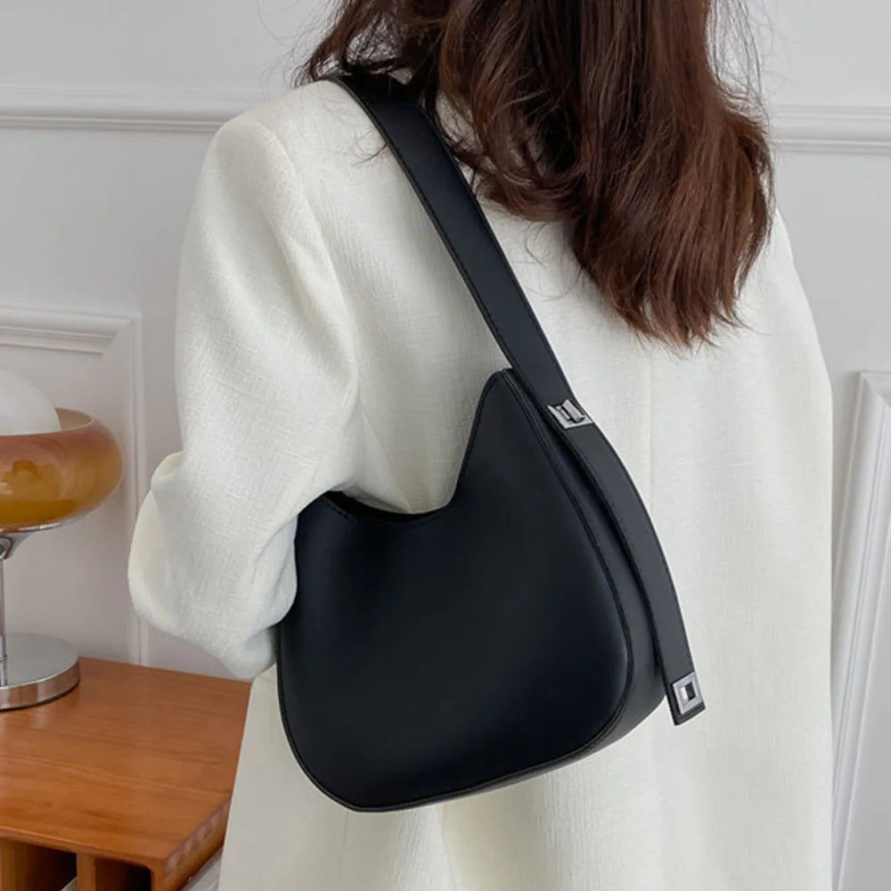 Women's Small Leather Shoulder Bag Cosmetic Purse