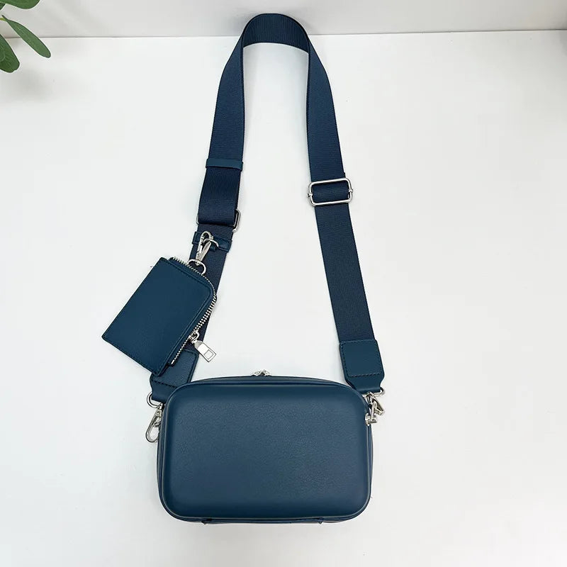 Women's Small Square Bag Zipper Crossbody Bag