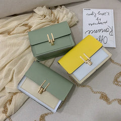 Women's Small Square Bag PU Leather Shoulder Bag with Chain