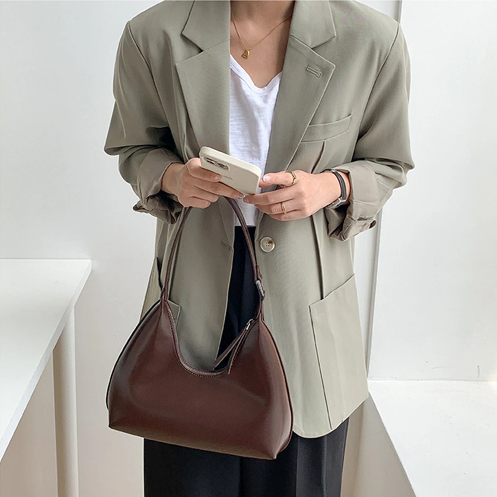 Women's Large Capacity Waterproof Shoulder Bag