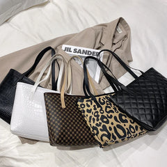 Women's Tote Bag Mommy Large Capacity Shopping Bag Ladies Handheld Shopping Hand