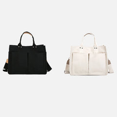 Canvas Tote Bag Large Capacity Shoulder Shopper Handbag