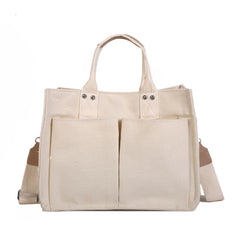 Canvas Tote Bag Large Capacity Shoulder Shopper Handbag