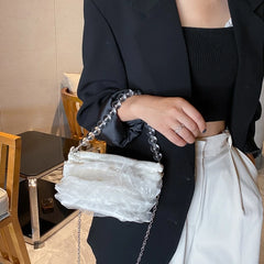 Women's Beaded Tote Shoulder Bag for Prom Wedding