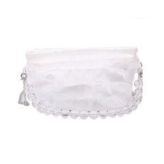 Women's Beaded Tote Shoulder Bag for Prom Wedding