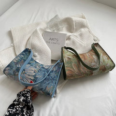 Autumn Oil Painting Shoulder Bag Handbags for Women
