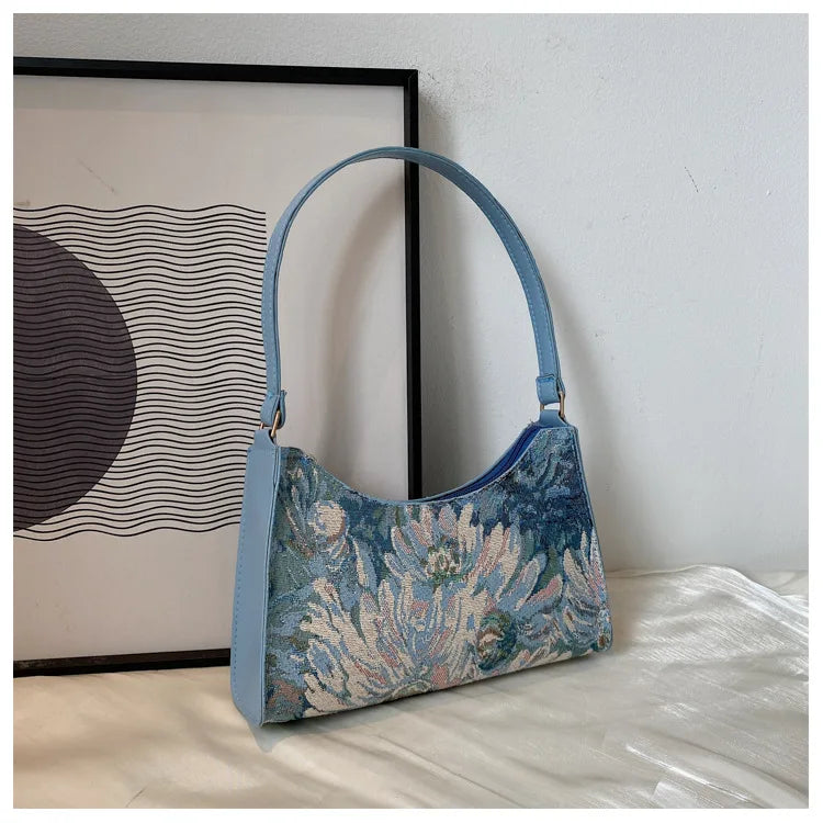 Autumn Oil Painting Shoulder Bag Handbags for Women