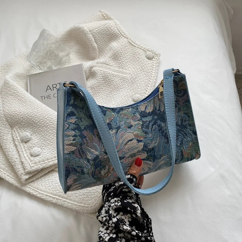 Autumn Oil Painting Shoulder Bag Handbags for Women