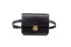 Women's Waist Bag Fanny Pack High PU Leather Belt Cell Phone Purse Travel Pouch