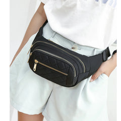Women's Waist Bag Nylon Waterproof Belt Bags Crossbody Chest Bag