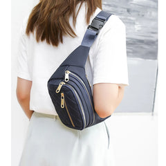 Women's Waist Bag Nylon Waterproof Belt Bags Crossbody Chest Bag