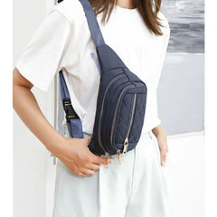 Women's Waterproof Waist Bag Crossbody Chest Bag Fanny Pack