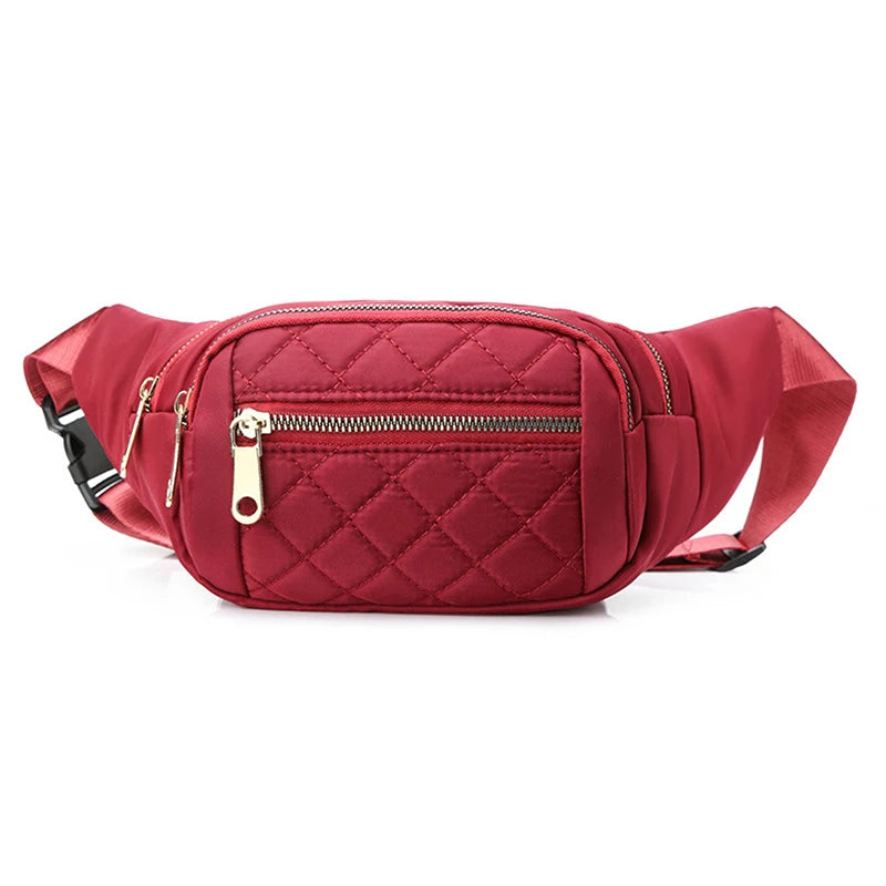 Women's Waist Bag Waterproof Belt Bag Crossbody Chest Fanny Pack