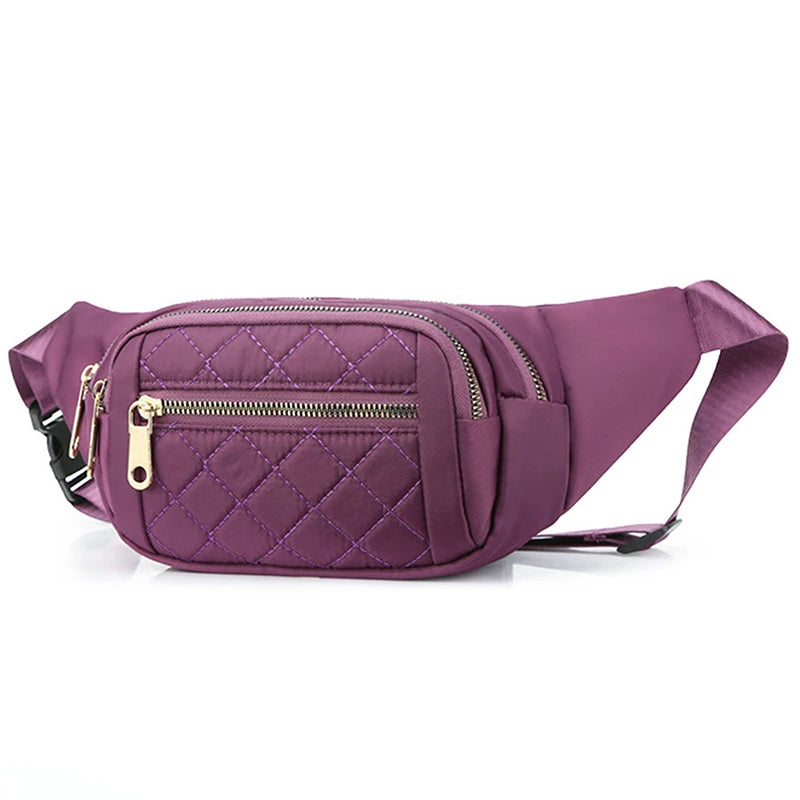 Women's Waterproof Waist Bag Crossbody Chest Bag