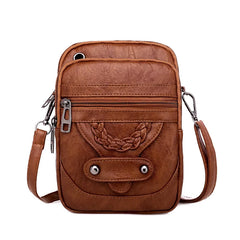 Women's Waist Bag PU Leather Shoulder Crossbody Chest Bag