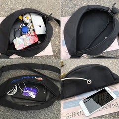 Women's Constellation Waist Bag Outdoor Crossbody Handbag
