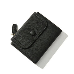 Women's PU Leather Wallet Short Card Holder Money Bag Coin Purse