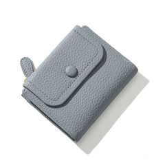 Women's PU Leather Wallet Short Card Holder Money Bag Coin Purse