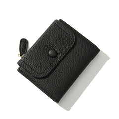 Women's PU Leather Wallet Short Card Holder Money Bag Coin Purse