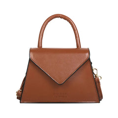 Women's PU Leather Shoulder Bag Solid Handbag Messenger Bag