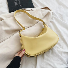 Women's Casual Solid Handbag PU Messenger Bag