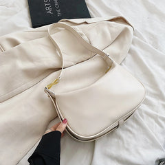 Women's Casual Solid Handbag PU Messenger Bag