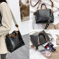Women's High-Capacity Shoulder Bag Multi-Function Handbag