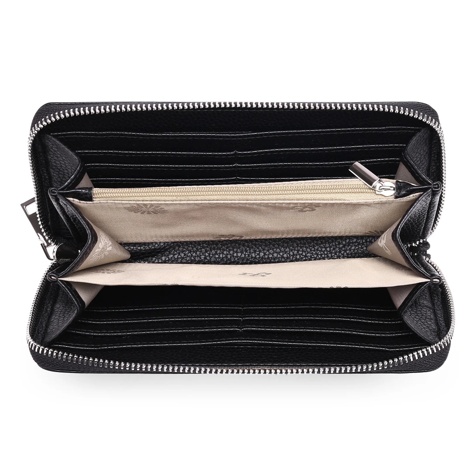 RFID Women's Long Wallet PU Handbag Large Capacity