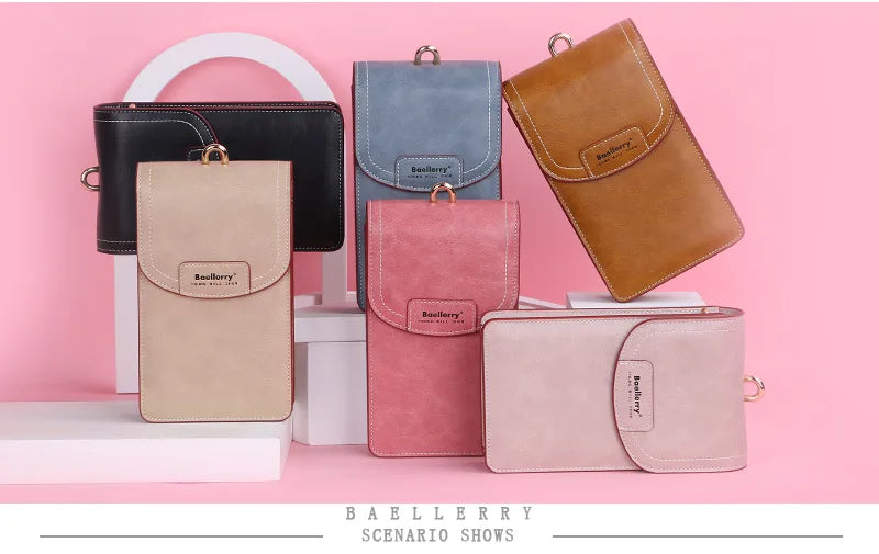 Women's Large Capacity Long Wallet Crossbody Bag