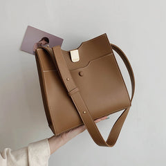 Women's PU Leather Shoulder Bag Crossbody Tote Handbag
