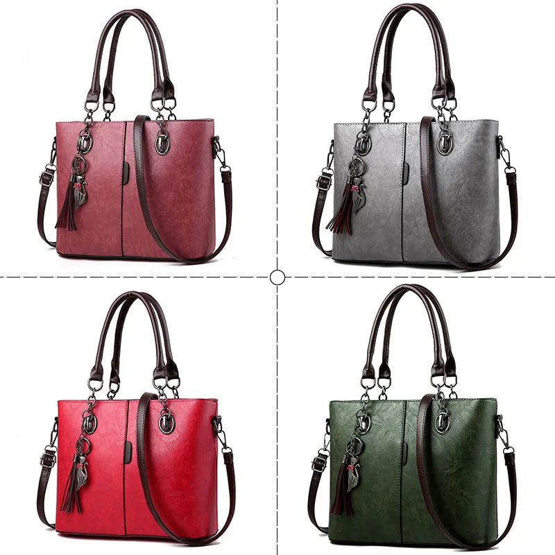 Soft Leather Waist Bag Women's Handbag Casual Shoulder Bag
