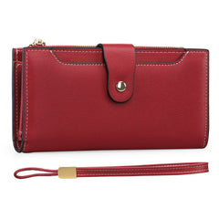 RFID Long Wallet Large Capacity Women's Zipper Bag