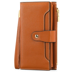 RFID Long Wallet Large Capacity Women's Zipper Bag