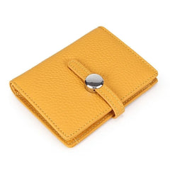 Women's Leather Fold Wallet Short Money Bag Change Purse Small Wallet