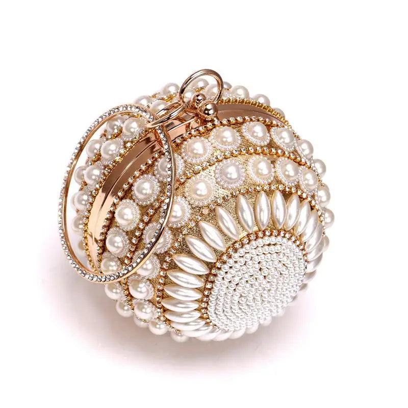 Crystal Tassel Evening Wedding Bag Bridal Handbag