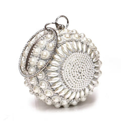 Crystal Tassel Evening Wedding Bag Bridal Handbag