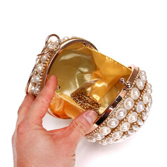 Crystal Tassel Evening Wedding Bag Bridal Handbag